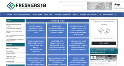 Desktop Screenshot of freshers19.com